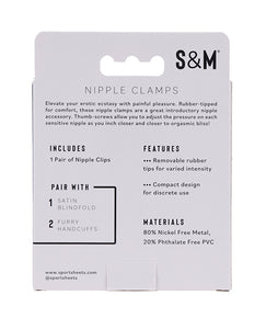 Intensiv Njutning Nipple Clamps för Sensationell Lek Kit