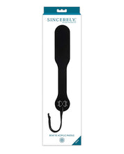 Load image into Gallery viewer, Onyx Black Seduction Paddle for Elegant Playful Discipline
