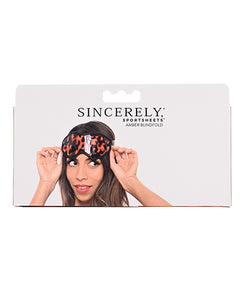 Amber Elegance Blindfold for Luxurious Sensory Delight