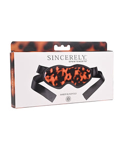 Amber Elegance Blindfold for Luxurious Sensory Delight