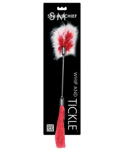 Fluffy Pleasure Whip & Tickle Wand pentru o senzualitate jucăușă