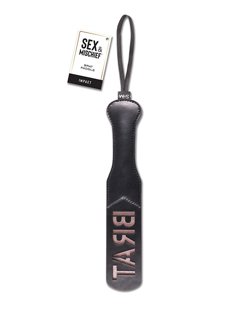 Brat Imprint Spanking Paddle for Playful Sensations