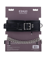 Load image into Gallery viewer, Dominance Duo Padded Black Collar and Leash Set for Control
