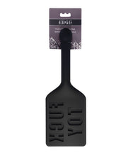 Load image into Gallery viewer, Edge Silicone Impact Paddle - Black for Intimate Play
