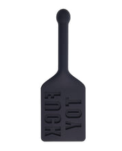 Load image into Gallery viewer, Edge Silicone Impact Paddle - Black for Intimate Play
