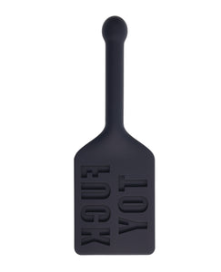 Edge Silicone Impact Paddle - Black for Intimate Play