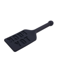 Edge Silicone Impact Paddle - Black for Intimate Play