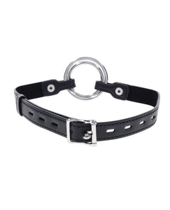 Versatile Edge Adjustable Ring Gag - Black for Complete Control