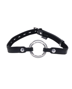 Versatile Edge Adjustable Ring Gag - Black for Complete Control