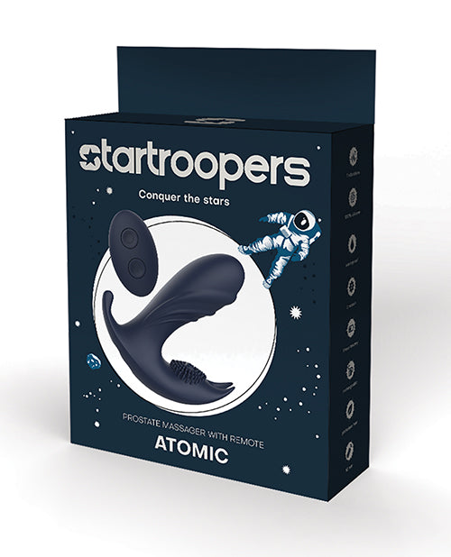 Star Troopers Atomic Prostate Massager m/fjernbetjening - Sort