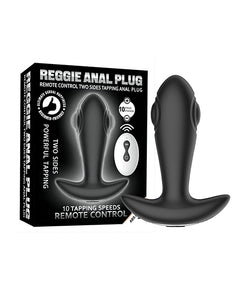 Reggie Tapping Anal Plug - Negro