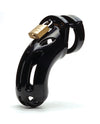 The Ultimate Curve 3.75 Inch Curved Chastity Cage Kit Black