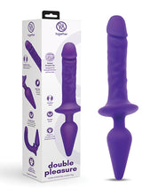 Ladda bilden i Galleri Viewer, Dual Delight 11&quot; Dubbeländad Dildo &amp; Anusplugg - Lavendel
