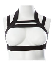 Load image into Gallery viewer, Gender Inclusive Royalty Harness - Midnight Black Design
