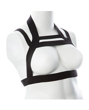 Load image into Gallery viewer, Gender Inclusive Royalty Harness - Midnight Black Design
