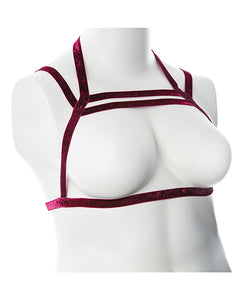 Raspberry Glitter Sugar Coated Gender Fluid Harness For All