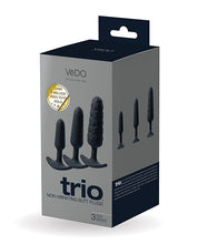 Carica l&#39;immagine nel visualizzatore Galleria, VeDO Trio Anal Plug Set - Black
