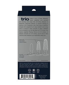 VeDO Trio Anal Plug Set - Schwarz