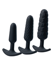 Carica l&#39;immagine nel visualizzatore Galleria, VeDO Trio Anal Plug Set - Black
