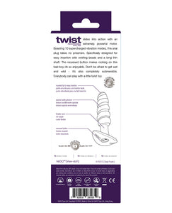 Vedo Twist Genopladelig Anal Plug