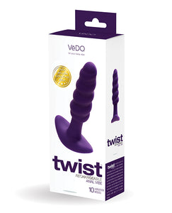 Vedo Twist Genopladelig Anal Plug