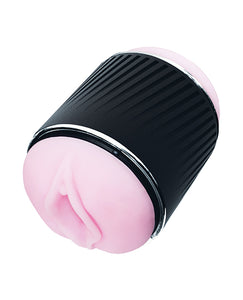 VeDO Jerk Grip Masturbation Sleeve - Musta/Pinkki