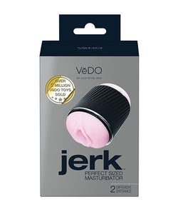 VeDO Jerk Grip Onanihylsa - Svart/Rosa