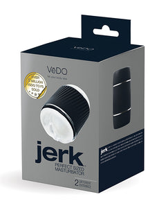 VeDO Jerk Pleasure Stroker - Musta/ Kirkas