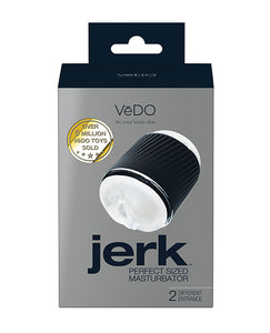 VeDO Jerk Pleasure Stroker - Black/Clear