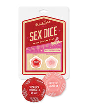 Load image into Gallery viewer, Red Wood Rocket Adult Couples Seduction Dice Game
