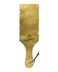 Daddy Paddle - Luksuriøs Sort Og Guld Design Paddle