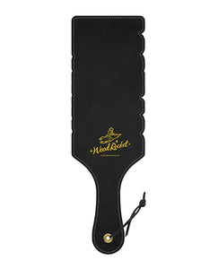 Elegant Mischief Spanking Paddle - Noir and Gold Design