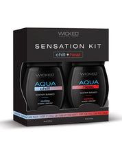 Load image into Gallery viewer, Wicked Sensual Care Sensation Duo: Cooling &amp; Warming Water-Based Lubricants - 1.5 oz Bottles
