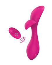 Carregue a imagem no visualizador da Galeria, Vibrador recarregável Pink Elephant Buzzy Bae com controle remoto
