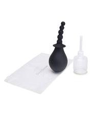 Load image into Gallery viewer, CleanScene 4 Pc Soft Squeeze Beaded Anal Douche Set w/Flared Base
