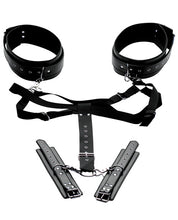 Load image into Gallery viewer, Ultimate Submission Thigh Harness With Adjustable Cuffs Black
