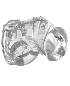 Detained 2.0 Soft Body Chastity Cage with Internal Teasing Nubs Transparent