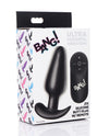 Bang! 21x Vibrating Silicone Butt Plug W/remote