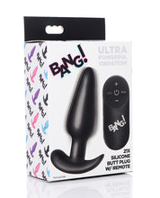 Carregue a imagem no visualizador da Galeria, Bang! Plug Anal de Silicone Vibratório 21x com Controle Remoto
