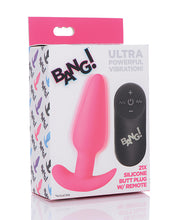 Carregue a imagem no visualizador da Galeria, Bang! Plug Anal de Silicone Vibratório 21x com Controle Remoto
