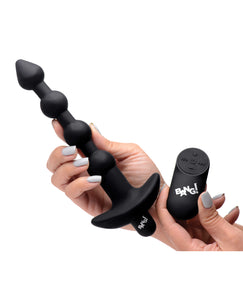 Bang! 28X Vibrating Silicone Anal Beads w/Remote Control