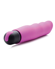 Carregue a imagem no visualizador da Galeria, Powerful XL Vibrating Bullet with Removable Wavy Silicone Sleeve - Purple
