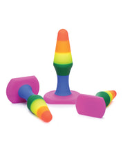 Load image into Gallery viewer, Vibrant Silicone Anal Training Trio Set
