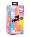 Purple Pop Peckers 6.5" Dildo with Balls