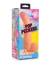 Lila Pop Peckers 7,5" Dildo med Bollar