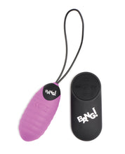 Load image into Gallery viewer, Vibrant 28X Ribbed Silicone Remote-Controlled Egg - Deep Purple
