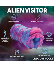 Load image into Gallery viewer, Galactic Pleasure: Silicone Alien Stroker for Out-of-This-World Experiences
