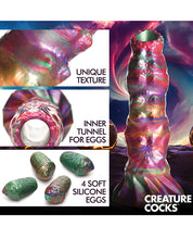 Load image into Gallery viewer, Alien Ovipositor Silicone Dildo with Larva Eggs
