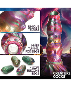 Alien Ovipositor Silicone Dildo with Larva Eggs