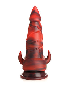 Dämonische Freude: Horned Devil Silikon Dildo